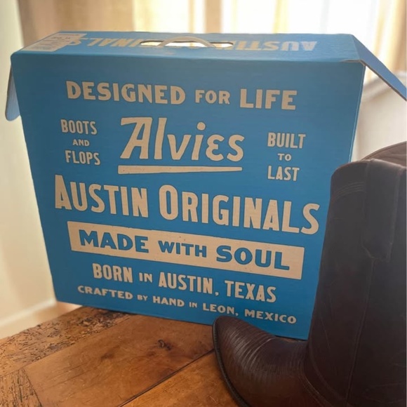 Alvies Congress Boots – Brown Teju Lizard (Size 11D) - Picture 4 of 7